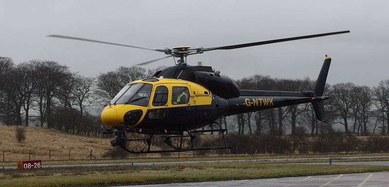 Eurocopter AS350 with Routescene LidarPod